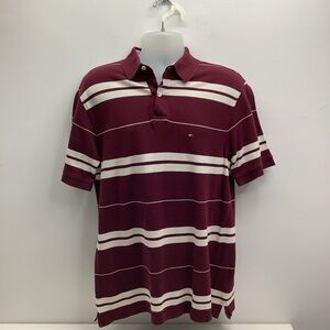 Tommy Hilfiger Mens Striped Polo Size Medium (Preowned)